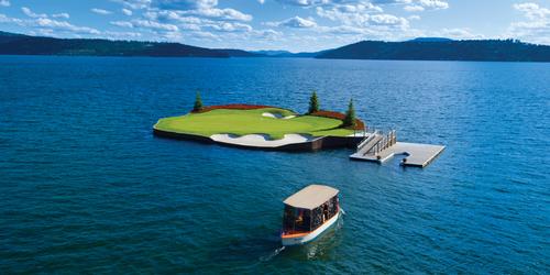 The Coeur d'Alene Resort Golf Course Idaho golf packages
