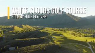 White Clouds Hole By Hole Fly Over